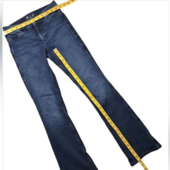Anthropologie MiH The Skinny Marrakesh Mid Rise Kick Flare Jeans Size 25 - Picture 11 of 13